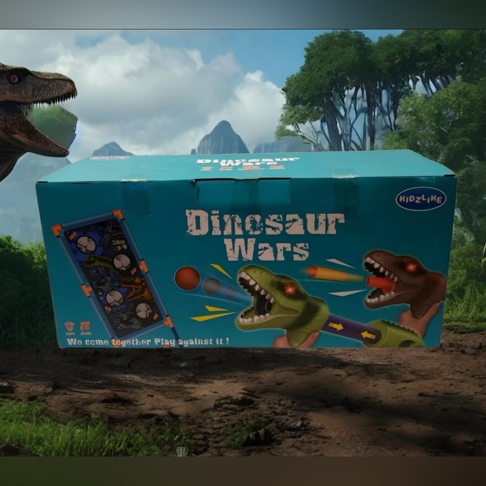 Dinosaurs Wars shooting darts & balls game